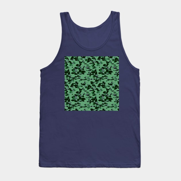 Camo pattern Tank Top by ilhnklv